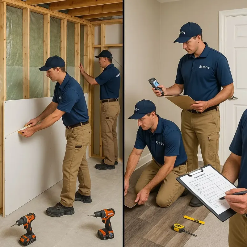Repairs and Reconstruction process in Benson County, ND